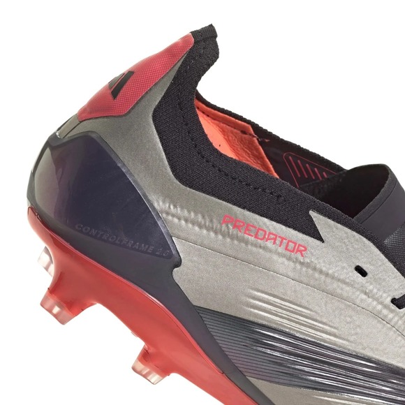 Adidas Predator Elite SG Men\'s Size 11.5 Grey Black Red Soccer Cleats ID0913 NEW